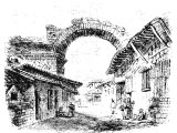Thessalonica, with arch of Constantine